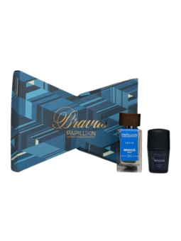 Papillon cofre bravus perfume + desodorante