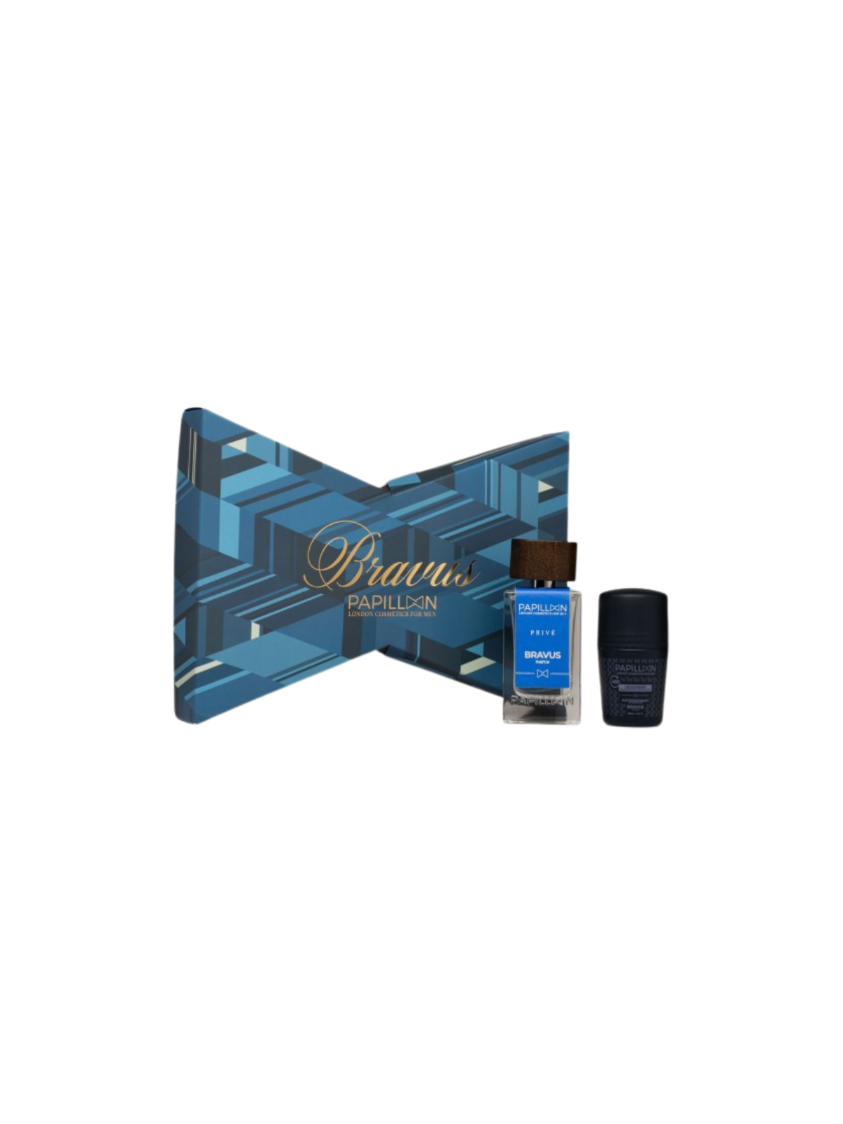 Papillon cofre bravus perfume + desodorante