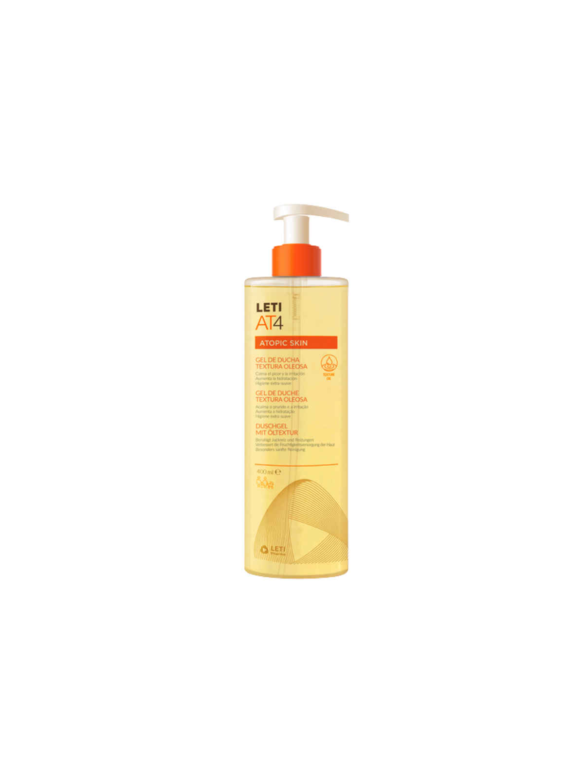 Leti at4 gel de ducha oleoso 400ml