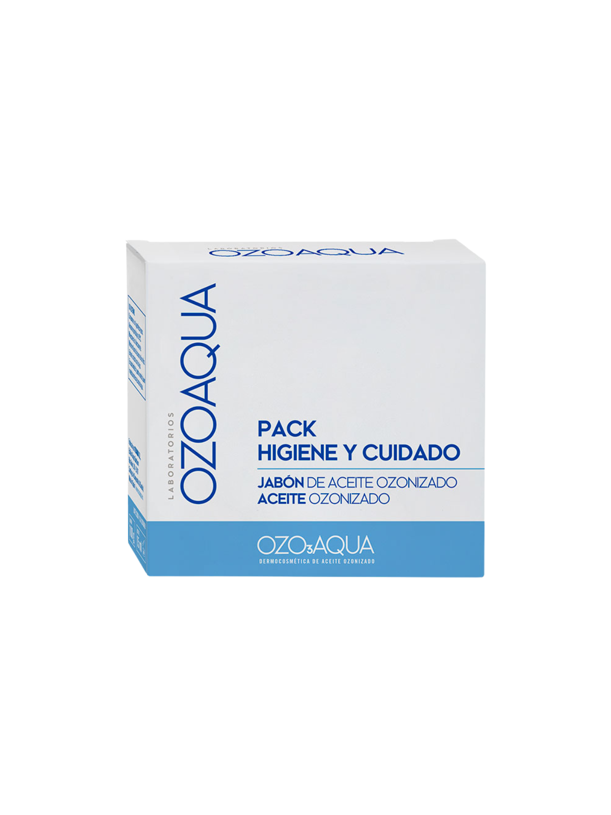 Ozoaqua pack higiene y cuidado aceite ozonizado 15ml + jabon de aceite 100ml