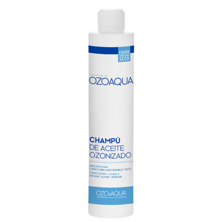 Ozoaqua Champú de Aceite Ozonizado Cuero cabelludo seco y cabello largo 250ml
