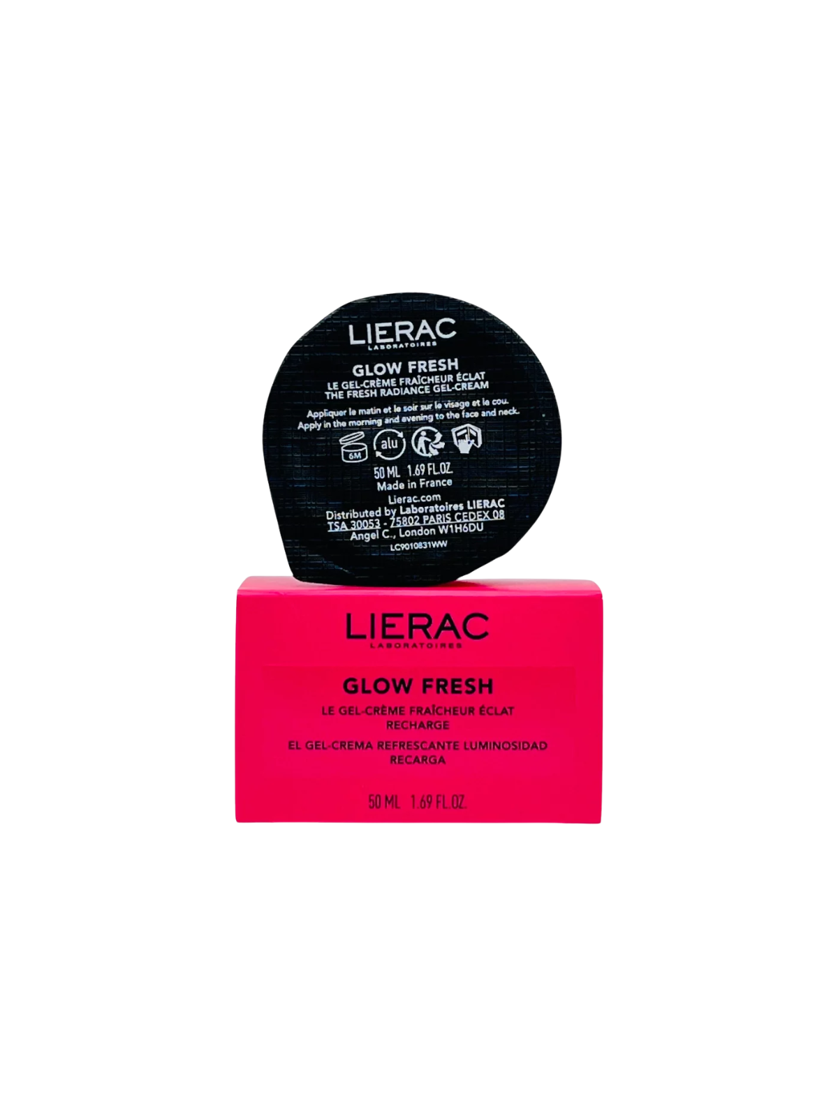 Lierac glow fresh gel crema refrescante luminosidad recarga 50ml