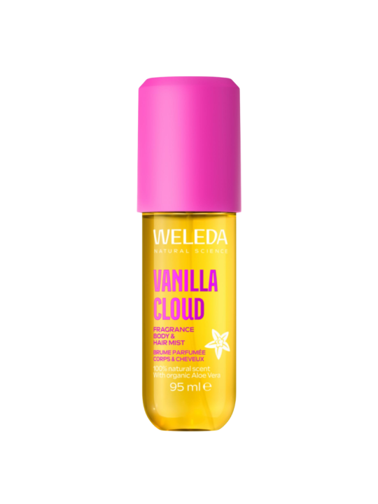 Weleda bruma perfumada cuerpo y cabello vainilla cloud 95ml