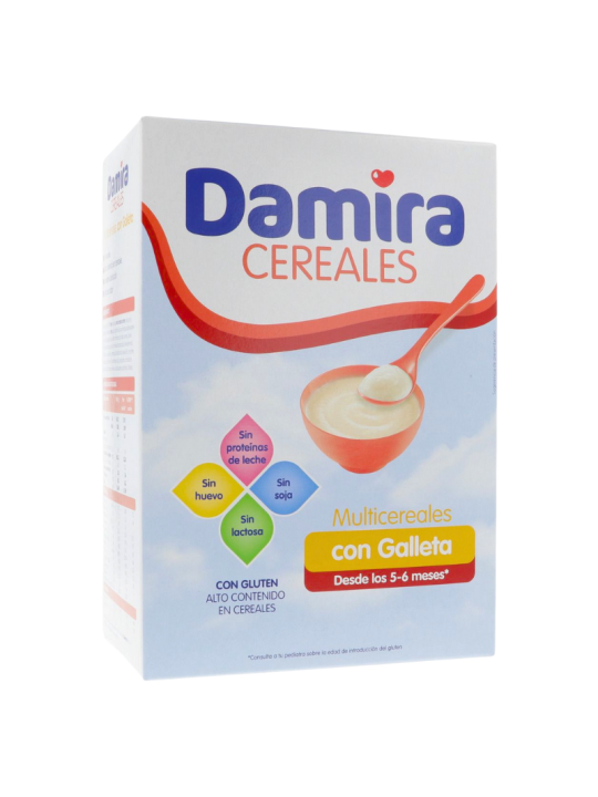 Damira multicereales con galleta maría y fos