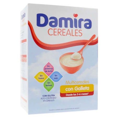Damira multicereales con galleta maría y fos