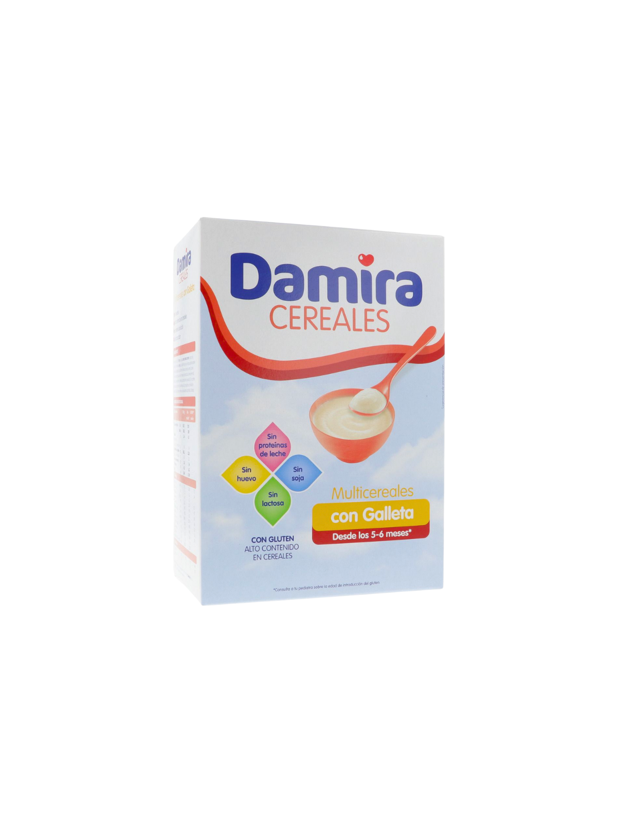 Damira multicereales con galleta maría y fos