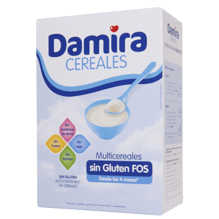 Damira cereales sin gluten con fos