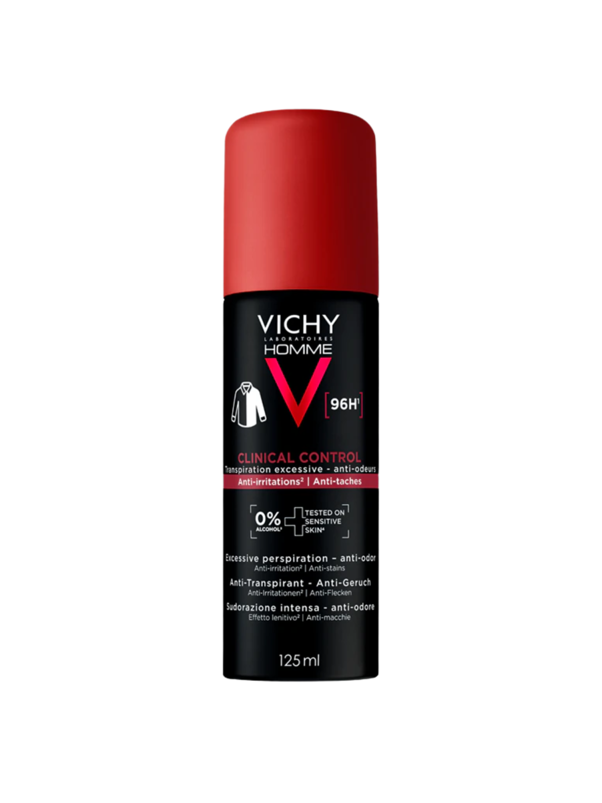 Vichy clinical control 96h homme antitranspirante spray 125ml