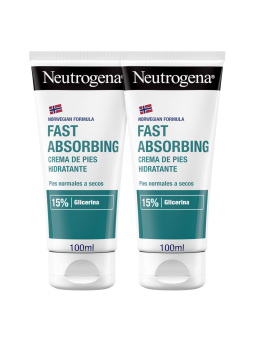 Neutrogena crema de pies absorcion inmediata duplo