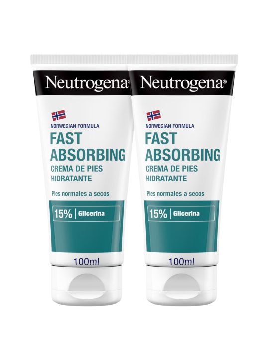 Neutrogena crema de pies absorcion inmediata duplo
