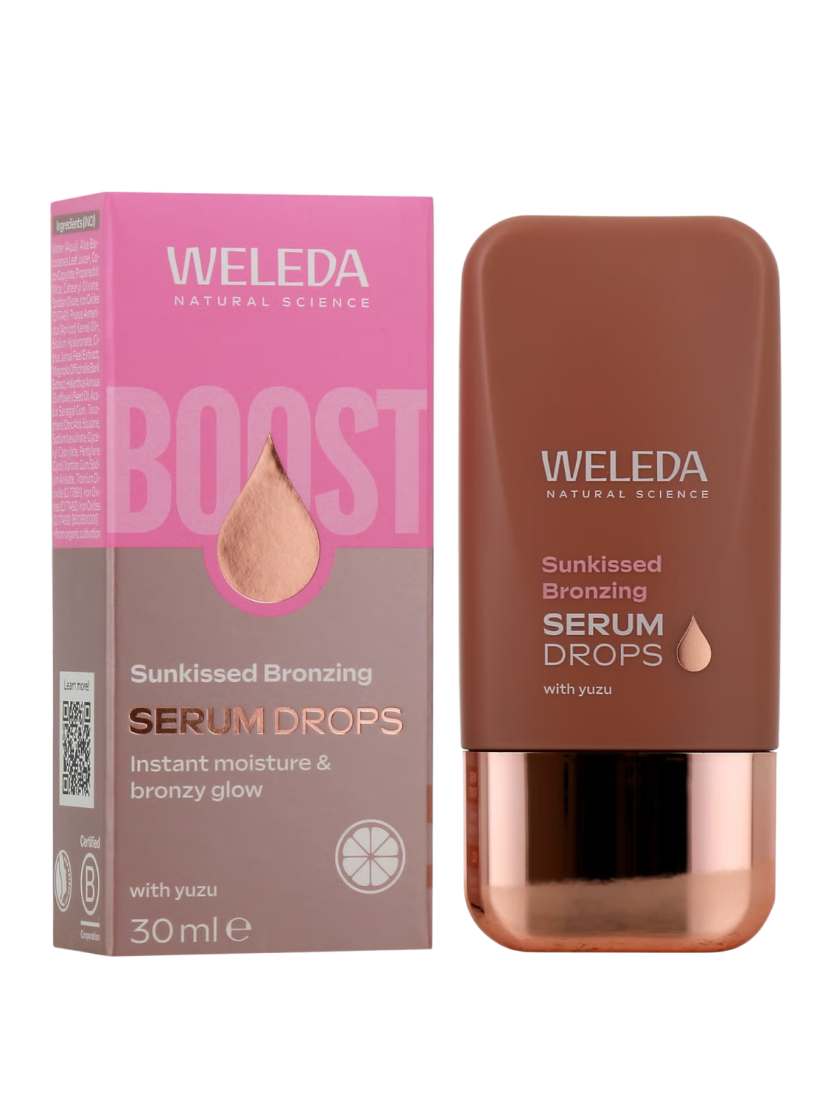 Weleda bronzing serum drops 30ml