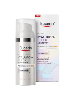 Eucerin Hyaluron-Filler + Longevity Epigenetic Crema de Día FPS30 50 ml
