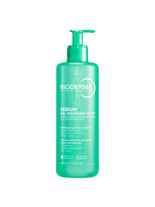 Bioderma Sébium Gel Moussant Actif 400 ml