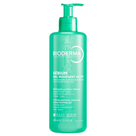 Bioderma Sébium Gel Moussant Actif 400 ml