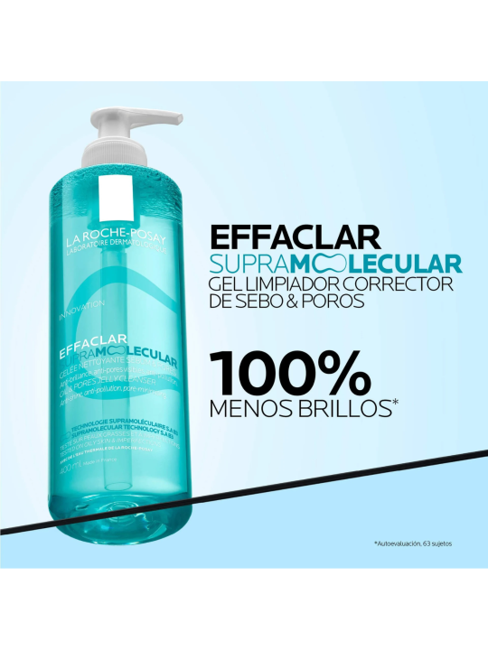 La Roche-Posay Effaclar Supramolecular Gel Limpiador 400 ml