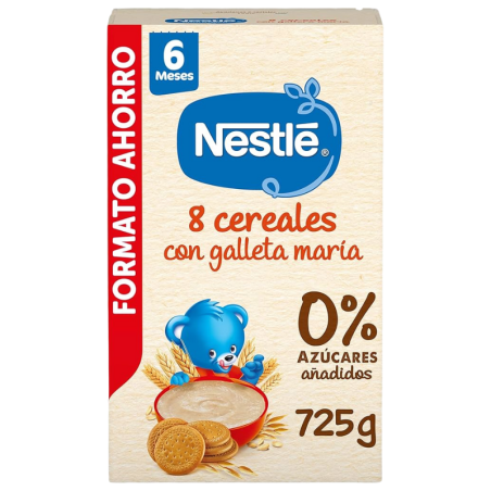 Nestle Papilla 8 Cereales con Galleta María 725g