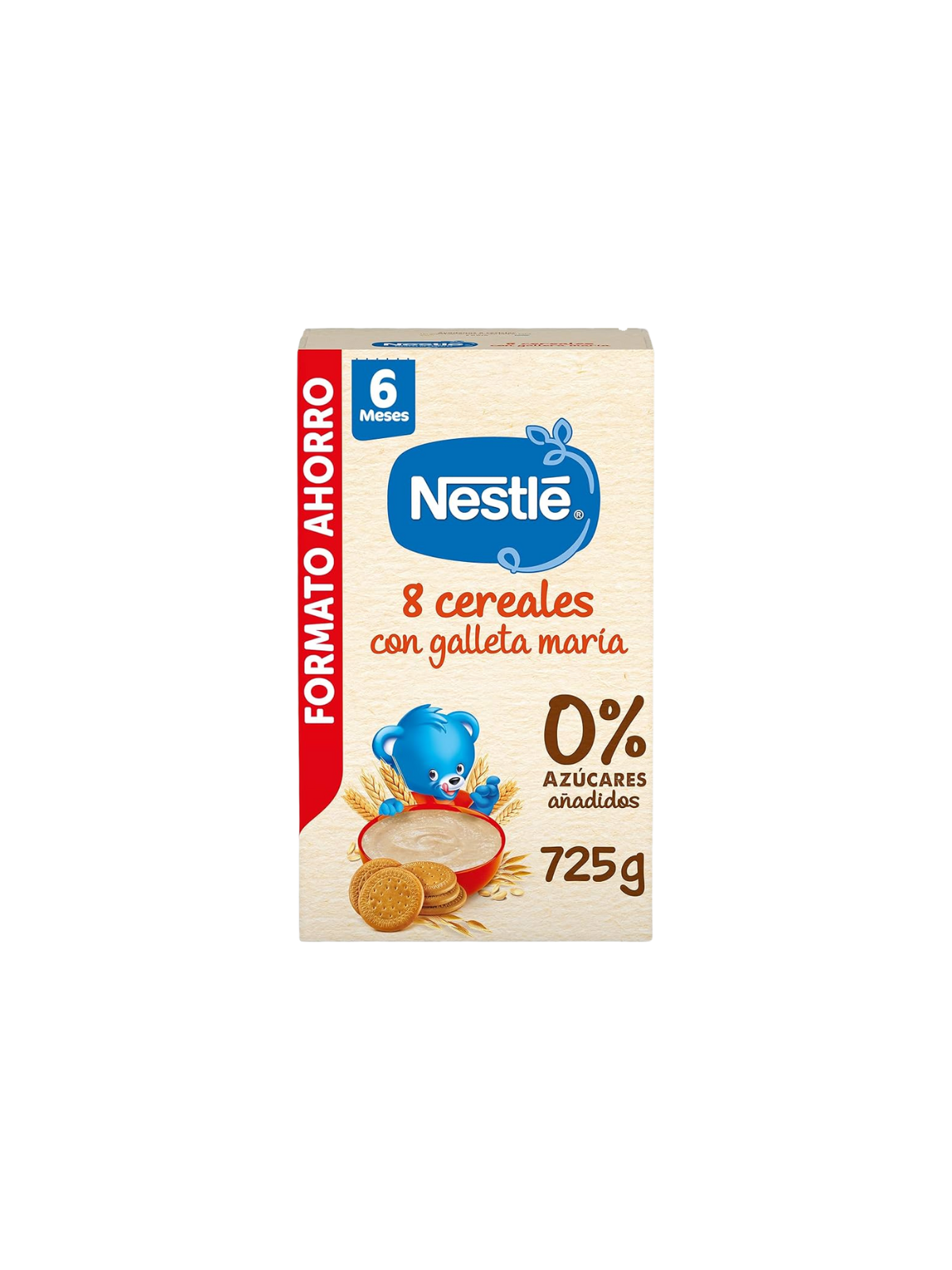 Nestle Papilla 8 Cereales con Galleta María 725g