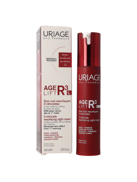 Uriage Age Lift R3 Crema Noche 40 ml | 3 Retinoides