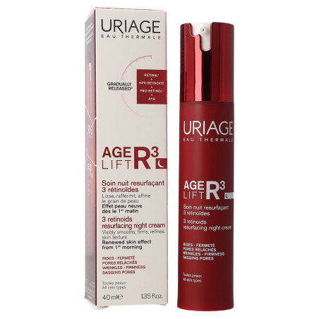 Uriage Age Lift R3 Crema Noche 40 ml | 3 Retinoides