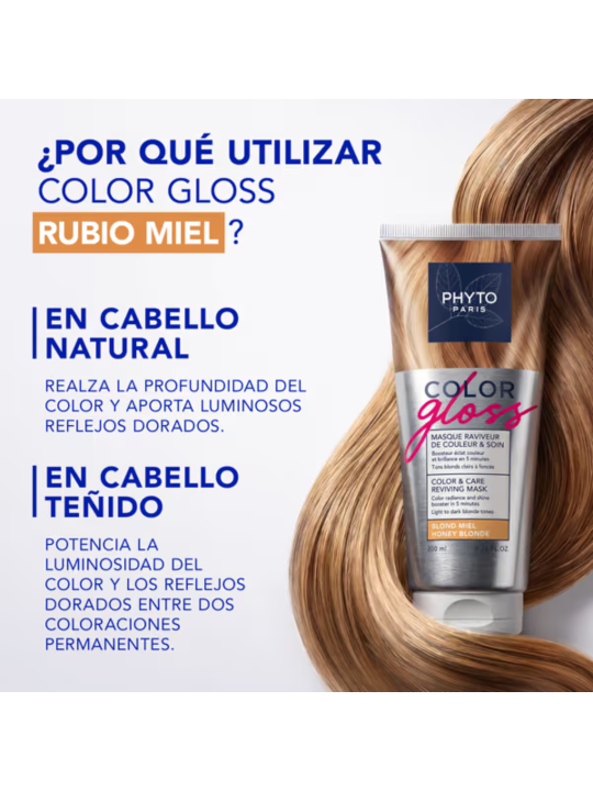Phyto Color Gloss Rubio Miel Mascarilla 200 ml