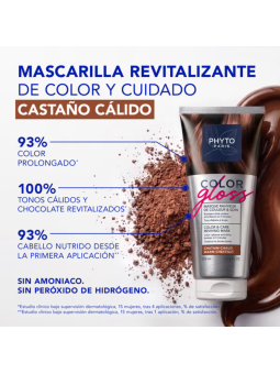 Phyto Color Gloss Mascarilla Castaño Cálido 200 ml