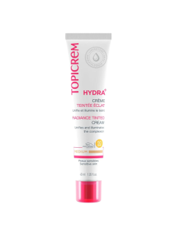 Topicrem Hydra+ Crema Iluminadora con Color Medium SPF 50 40 ml