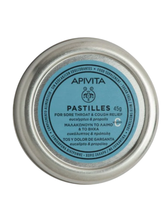 Apivita pastillas garganta tos eucalipto s/a