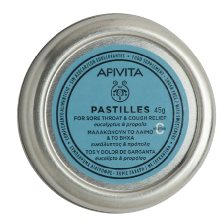 Apivita pastillas garganta tos eucalipto s/a