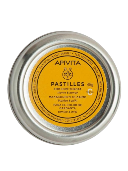 Apivita pastillas garganta tomillo miel sin/a