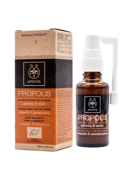 Apivita propolis y malvavisco spray garganta