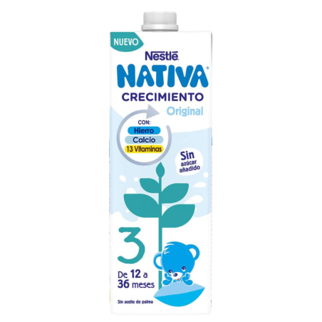 Nestle Nativa Crecimiento Original 12 a 36 meses 1 L