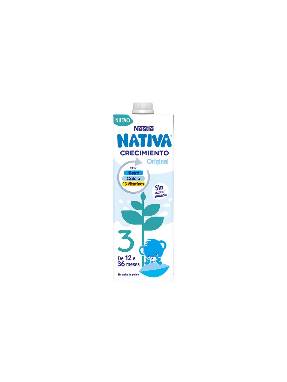Nestle Nativa Crecimiento Original 12 a 36 meses 1 L