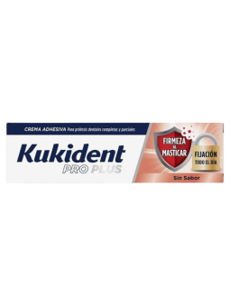 Kukident pro plus firmeza al masticar sin sabor 40 g