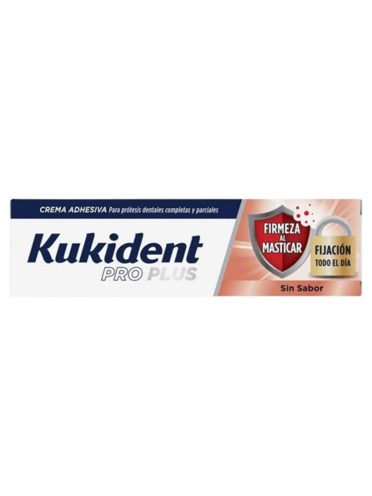Kukident pro plus firmeza al masticar sin sabor 40 g