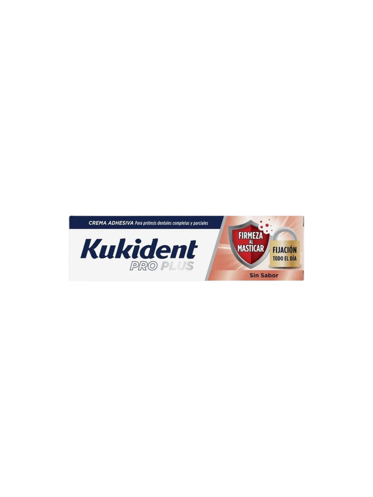 Kukident pro plus firmeza al masticar sin sabor 40 g