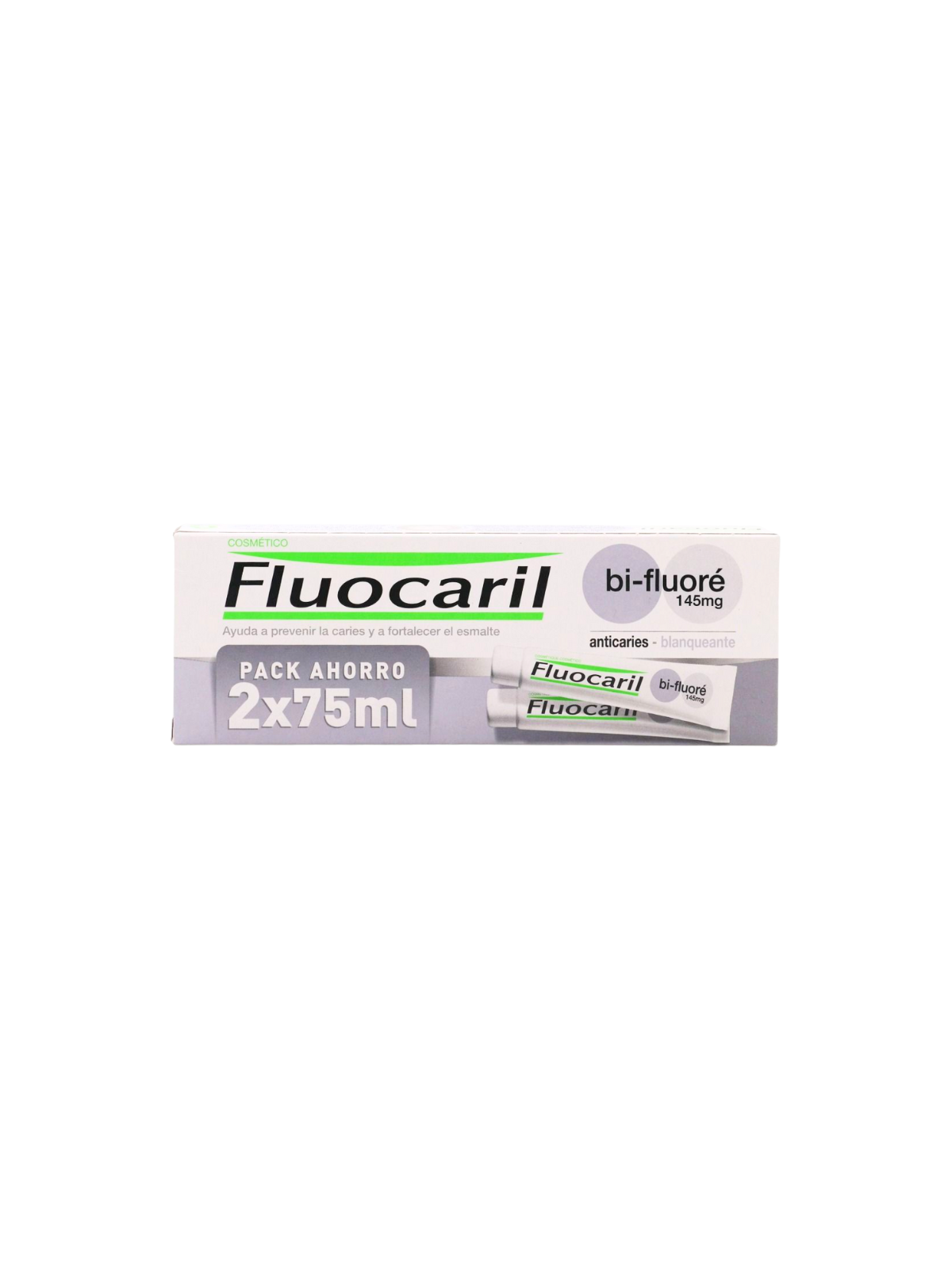Fluocaril bi fluore blanqueante duplo 2x75ml
