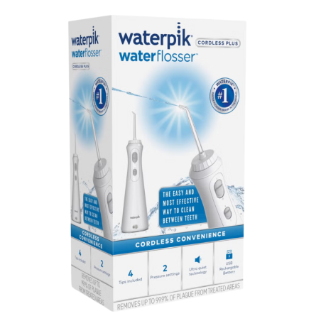 Waterpik Irrigador Plus Inalámbrico WP-490 Blanco