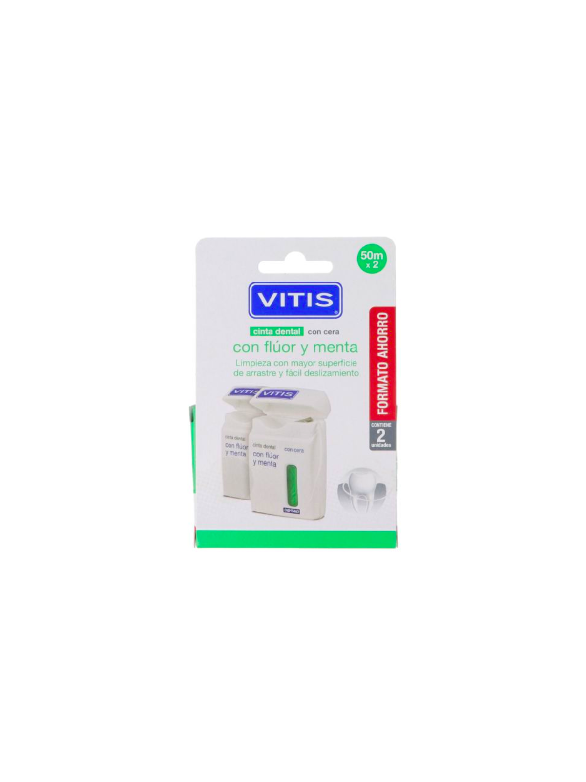 Vitis duplo cinta flúor y menta con cera