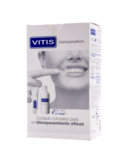 Vitis pack blanqueante pasta + enjuague