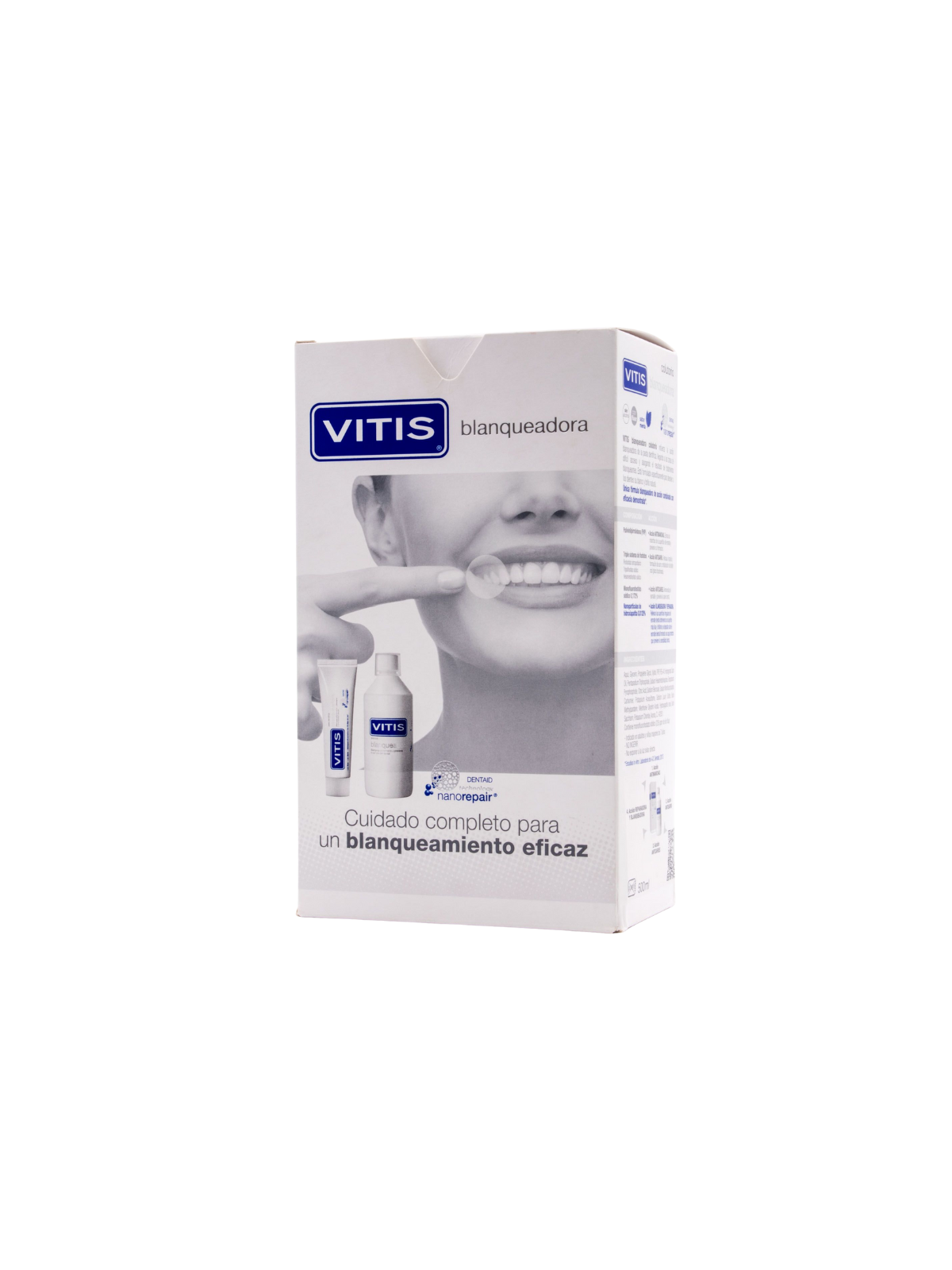 Vitis pack blanqueante pasta + enjuague