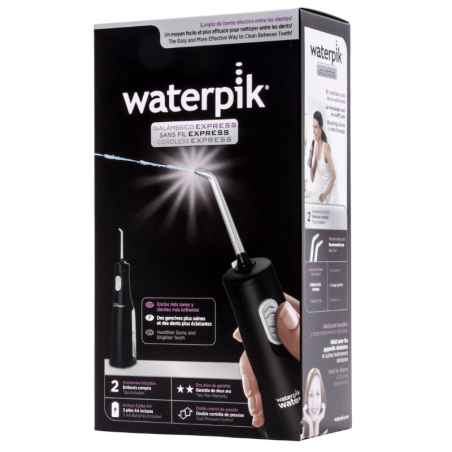 Waterpik Irrigador Inalámbrico Express WP-02 Negro