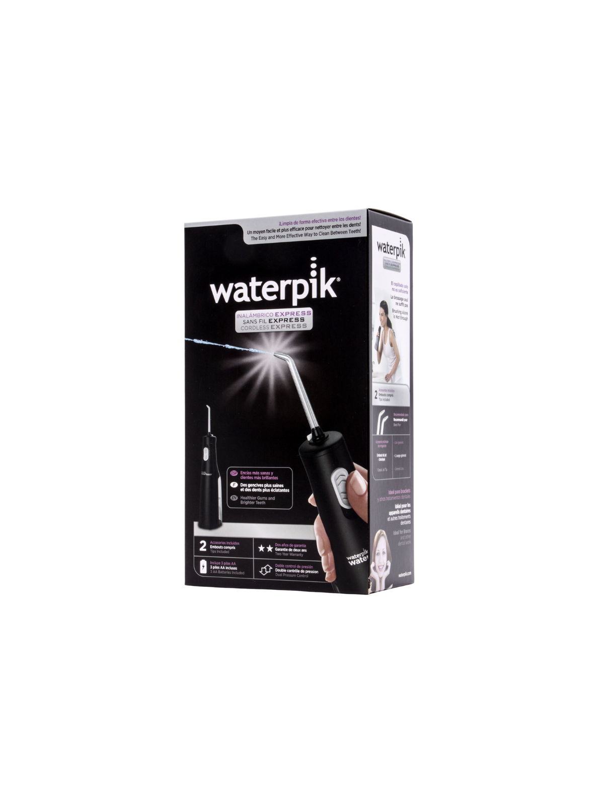 Waterpik Irrigador Inalámbrico Express WP-02 Negro