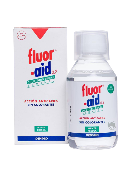 Fluor aid colutorio semanal 150 ml