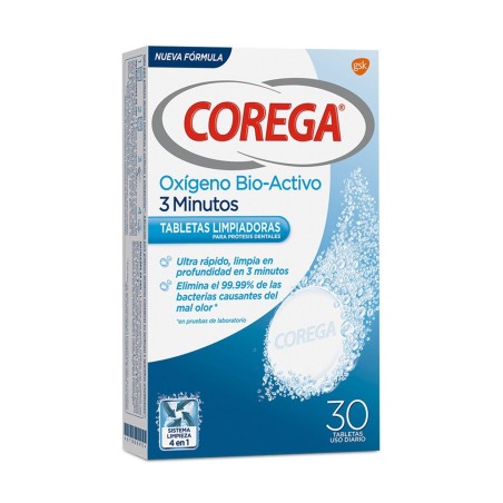 Corega 3 minutos 30 tabletas