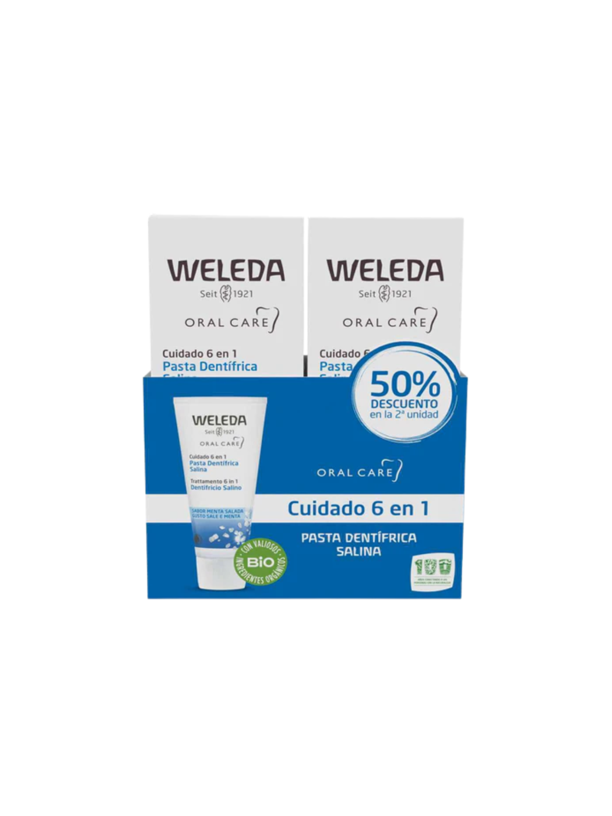 Weleda pasta salina duplo 50% 2ªud