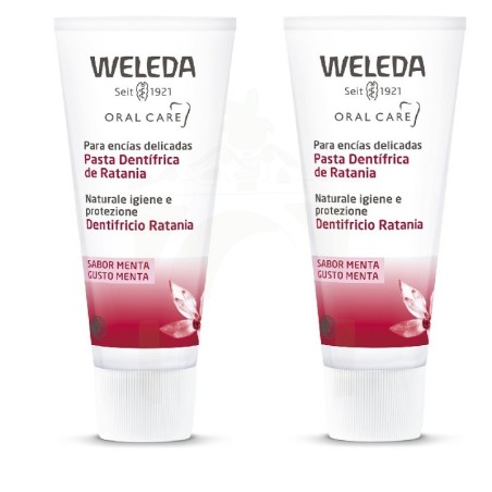 Weleda pasta dentifrica de ratania duplo