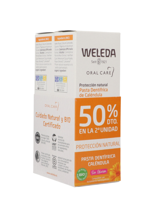Weleda pasta dentifrica calendula duplo