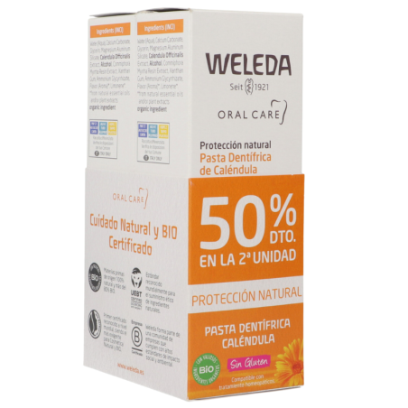Weleda pasta dentifrica calendula duplo