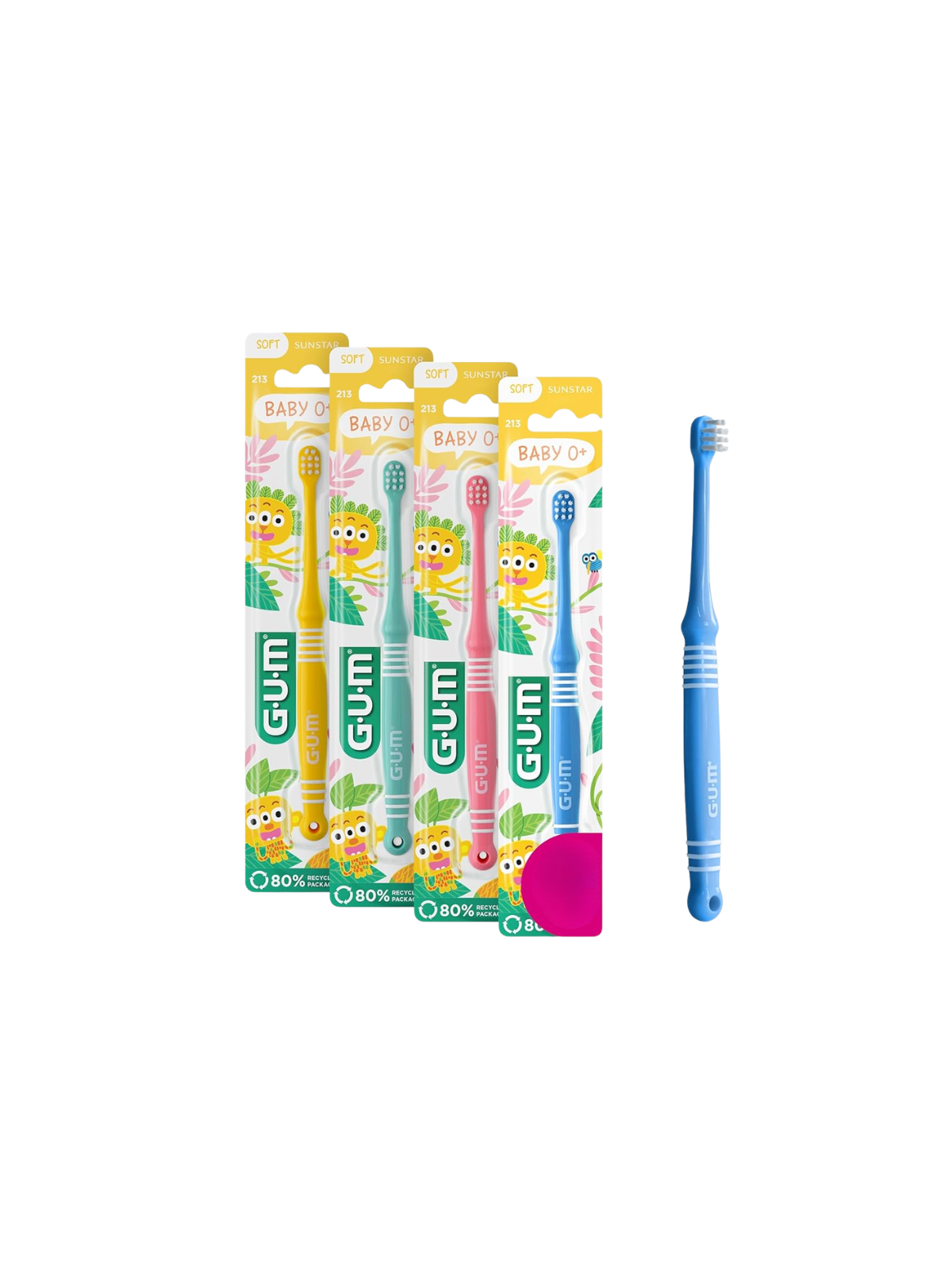 Gum cepillo dental baby  0 - 2 años