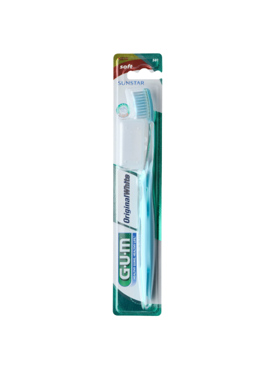 Gum cepillo dental adulto original white suave 561